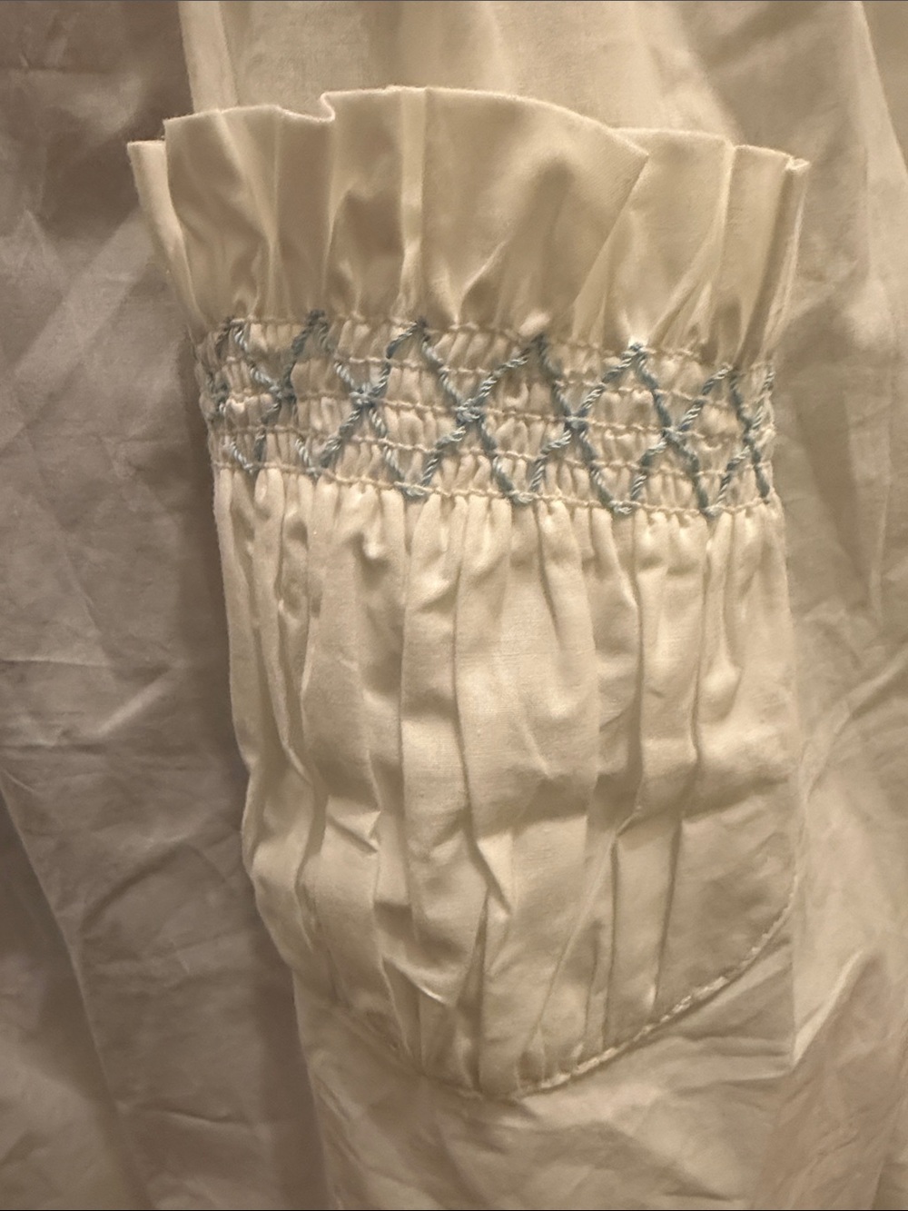 Tuckernuck White Smocked Mini Dress NWT Size Small - Picture 4 of 6